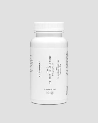 Trimethylglycin betain TMG til homocysteinmetabolisme og støtte til hjerte-kar-systemet Nutridome 60 stk. - 1