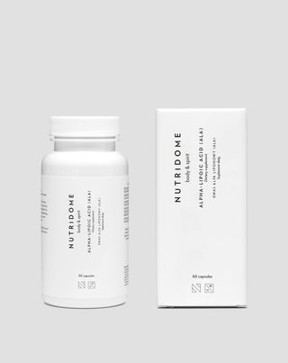 Alpha Lipoic Acid ALA understøtter glukosemetabolismen Nutridome kosttilskud 60 stk. - 2