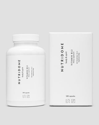 Nutridome B12-vitamin til immunitet, træthed og nervesystemets funktion 180 kapsler - 3