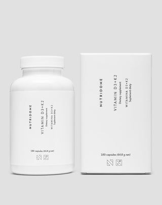 Vitaminer D3+K2 med inulin til støtte for skelettet og immunforsvaret Nutridome 180 stk. - 2