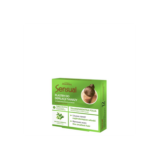Ansigtshårfjerningspletter gennemsigtige med grøn te Sensual Joanna - 1