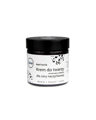 Ansigtscreme til vaskulær hud med havtornolie for at styrke blodkarrenes vægge La-Le - 1