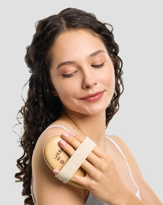 Uddo kropsmassagebørste med naturlige vildsvinehår - 3