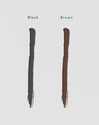 Sort øjenbrynsvoks i blyant med ricinusolie med lamineringseffekt Nutridome - 3