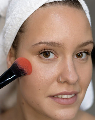 Blush- eller bronzerpensel med afrundet spids nr. 9 Say Makeup - 2