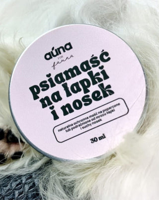 Auna For Fauna naturlig hundesalve til beskyttelse af poter og tør næse 30 ml - 2
