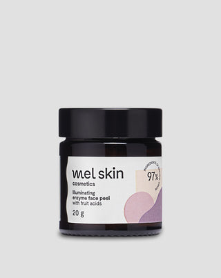 Mel Skin brightening enzymatisk ansigtsscrub med frugtsyrer - 1