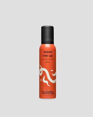 Wave me up Twisty curl fixing mousse til krøllet hår uden at tynge det ned - 1