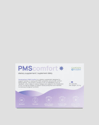 Kosttilskud til kvinder mod præmenstruelt syndrom PMS Comfort Gardenpharm - 1