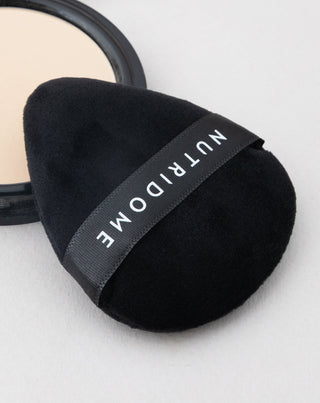 Genanvendelige pudderpuffer til præcis påføring af makeup, sæt med 3 stk. Nutridome - 3
