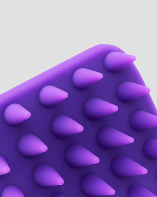 Drejelig, blød silikonehovedbundsmassager, der stimulerer mikrocirkulationen - 2