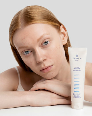 Rensende og regenererende maske til akneudsat hud med hvid ler Anti-Acne Orphica Clinic 100 ml - 3