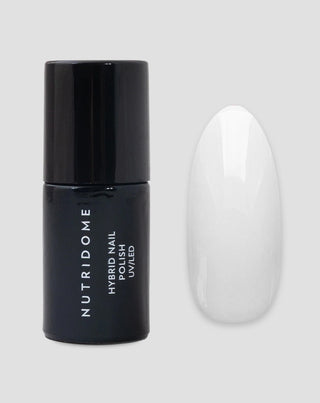 Hybridlak til negle UV/LED White Classic 001 Nutridome - 1