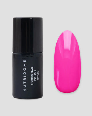 Hybridlak til negle UV/LED Pink Bloom 014 Nutridome - 1