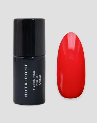 Hybridlak til negle UV/LED Red Velvet 016 Nutridome - 1