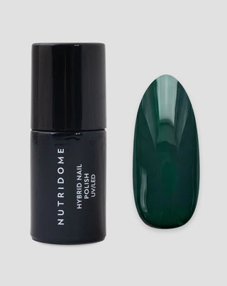 Hybridlak til negle UV/LED Viridian Green 019 Nutridome - 1
