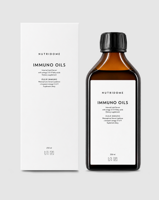 Flydende olie til immunforsvaret med omega 3-6-9 Nutridome Immuno 250 ml - 5