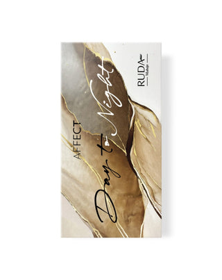 Day to Night-øjenskyggepalet i nude nuancer fra Affect - 5