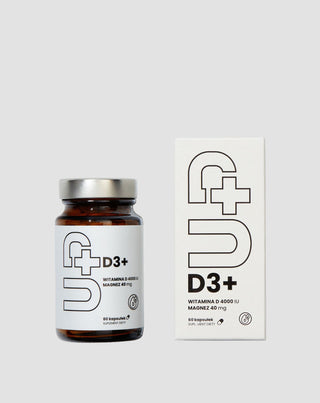 Up D3+ D3-vitamintilskud kombineret med magnesium UP Health Pharma 60 kapsler - 3