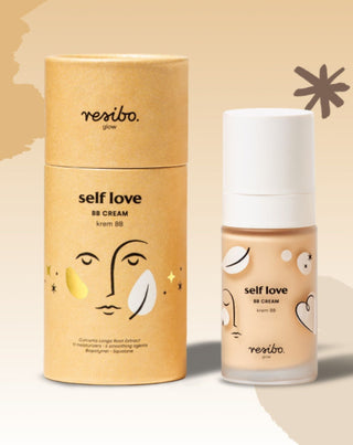 Naturlig og økologisk Self Love BB-creme til ansigtet i farven Light Beige 30 ml Resibo - 2