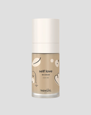 Naturlig og økologisk Self Love BB-creme til ansigtet i farven Natural Beige 30 ml Resibo - 1