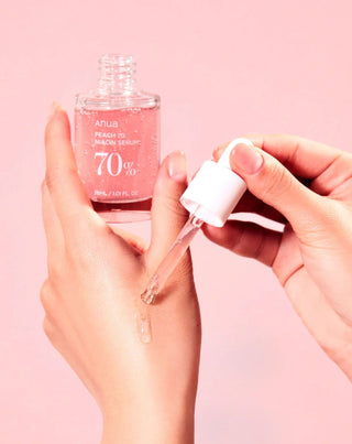 Lysnende og udglattende serum med fersken og niacinamid Peach 70% Niacinamide Serum ANUA - 2