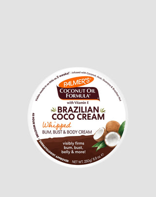 Opstrammende brasiliansk bodylotion med kokosolie og guarana Brazilian Coco Cream Palmer’s