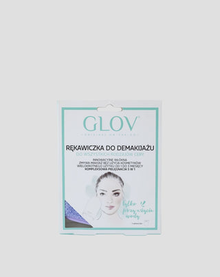 Glov genanvendelig On-The-Go Ivory makeupfjerner og ansigtsrensehandske - 4