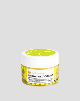 Naturlig deodorantcreme - sund deodorant flax & Patchouli Natura Option - 1