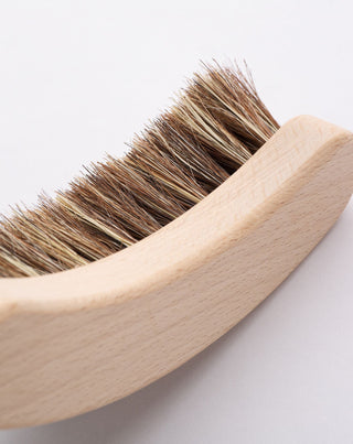 Halvcirkelformet børste til tør kropsmassage No. 16 med fiberblanding HHUUMM - 3