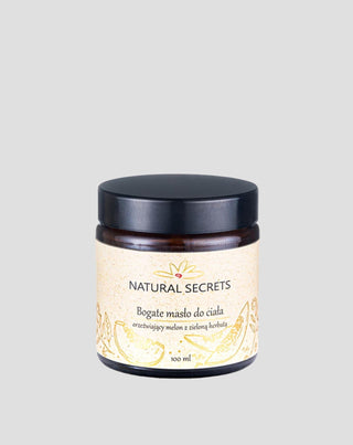 Body butter med naturlige olier med duft af melon og grøn te Natural Secrets - 1