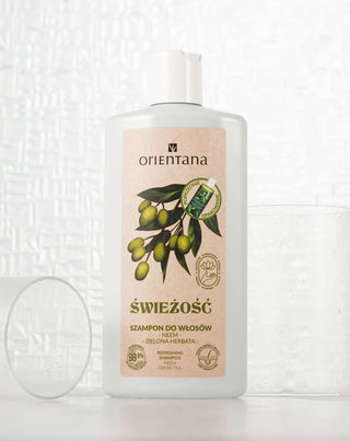 Orientana Ayurvedic Anti-skæl hårshampoo med honning og grøn te - 3