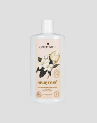 Ayurvedisk shampoo til tyndt hår uden volumen Jasmin og mandel Orientana - 1