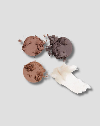Palette med 3 skygger og klar voks til styling af øjenbryn med langtidsholdbar effekt Gosh - 2