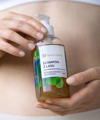 Skovshampoo til fedtet hår med mynte og aloe vera Natura Option - 2