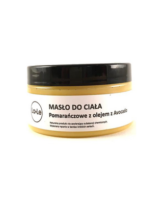 Orange body butter med avocadoolie til strækmærker og cellulite La-Le - 1