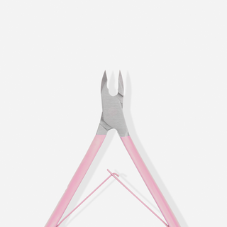 Professionel 5 mm neglebåndsklipper med lyserødt satinhåndtag You Beauty - 4