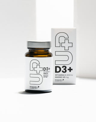 Up D3+ D3-vitamintilskud kombineret med magnesium UP Health Pharma 60 kapsler - 2