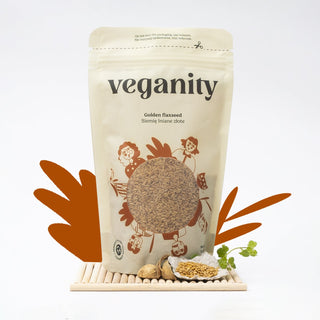 Guldhørfrø 100 % hørfrø Veganity 200 g