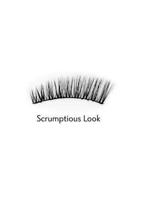 Kunstige øjenvipper på en 2d strimmel til gentagen brug Scrumptious Look Bamm!Lashes - 2