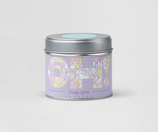 Dekorativt duftlys 40 timers brænding med regnbueduft Fruity Lights Oh!Tomi