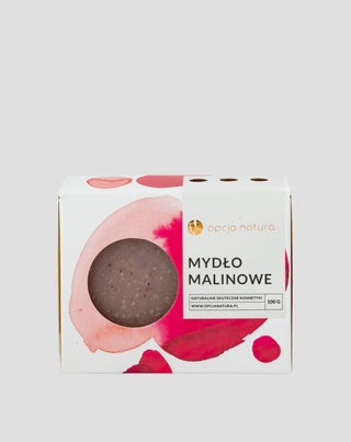 100% naturlig sodavandssæbe i fast form hindbær traditionel med planteolier Opcja Natura - 1