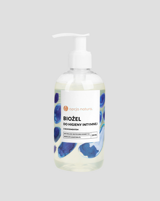 Skånsomt rensende gel til intimhygiejne med bioferment Biożel Opcja Natura - 1