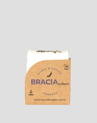 Beroligende og fugtgivende lavendelsæbe med risolie og sheasmør Soap Brothers - 1