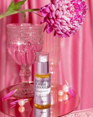 Blomstret beroligende eliksir til vaskulær hud med kastanjeekstrakt Auna - 3