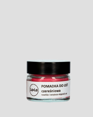 Beroligende og beskyttende kirsebærlæbepomade med læbeforstørrelseskompleks La-Le - 1