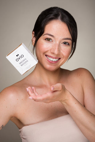 Brune honningfarvede månedskontaktlinser brown moons no. 1 Ovio