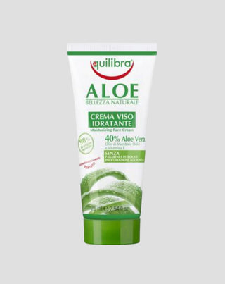 Aloe vera ansigtsfugtighedscreme med sød mandelolie Equilibra - 1