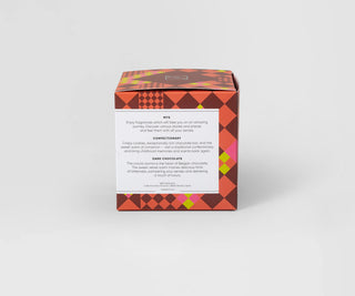 Sojalys med duft af belgisk chokolade i keramisk beholder Mys