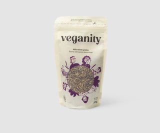 Tidselfrø med 100 % vegetabilsk protein Veganity 200 g